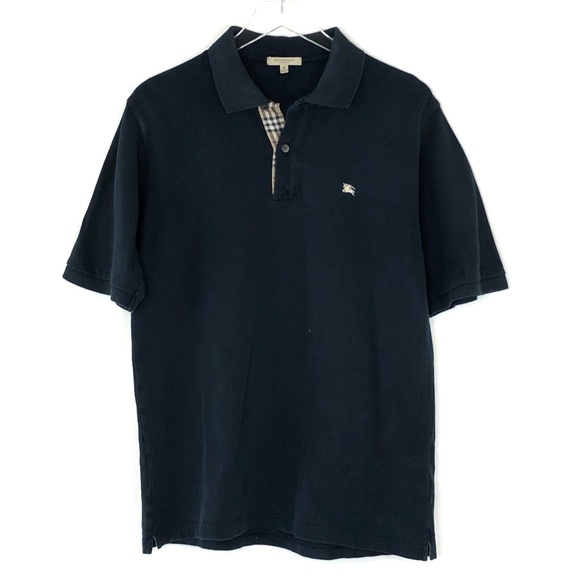 Burberry Other - BURBERRY Black Check Placket Polo Shirt #VV7